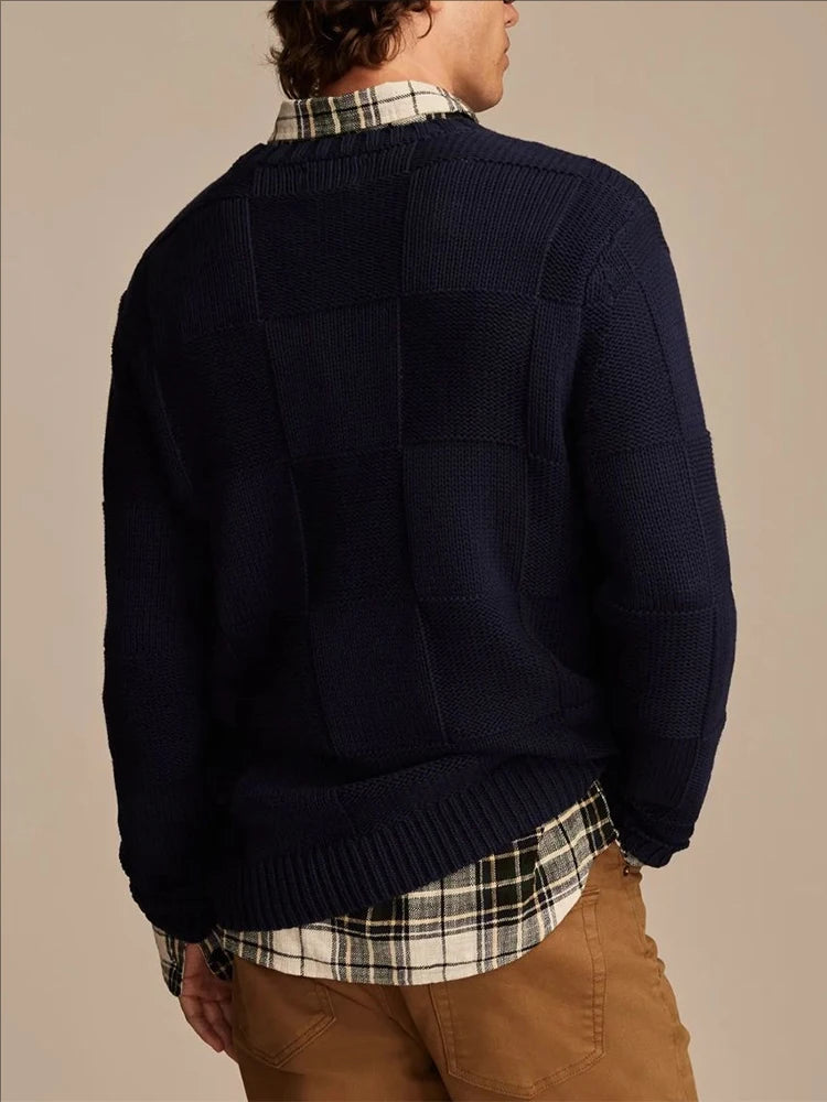 The Haven Block-Knit Sweater