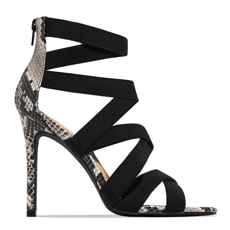 Snakeskin Stiletto Heels