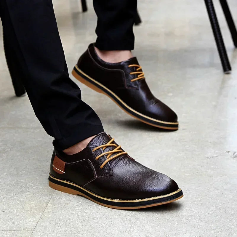 Genuine Leather Oxfords