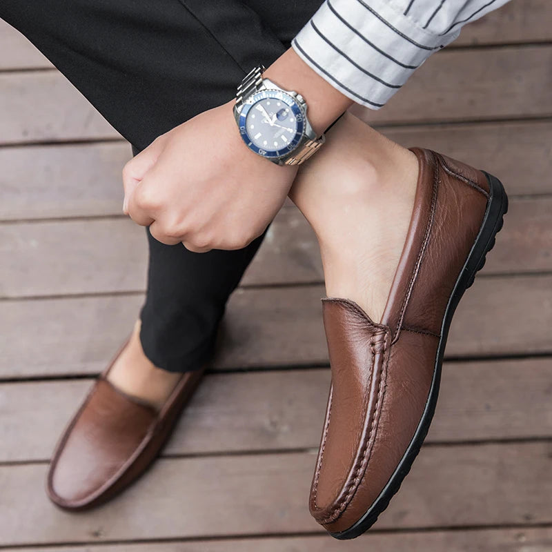 Verona Leather Loafers