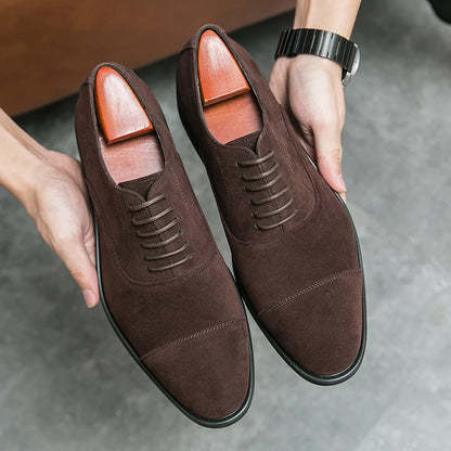 Suede Oxford Loafers