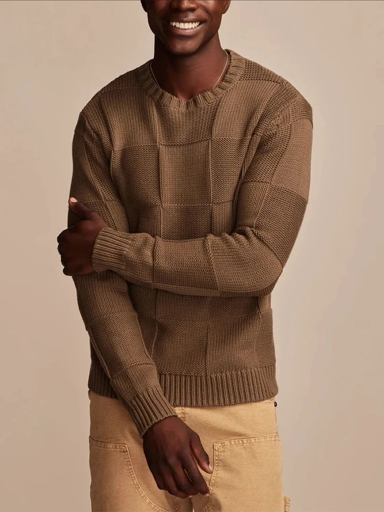 The Haven Block-Knit Sweater