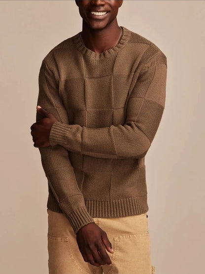 The Haven Block-Knit Sweater