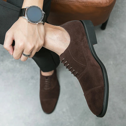 Suede Oxford Loafers