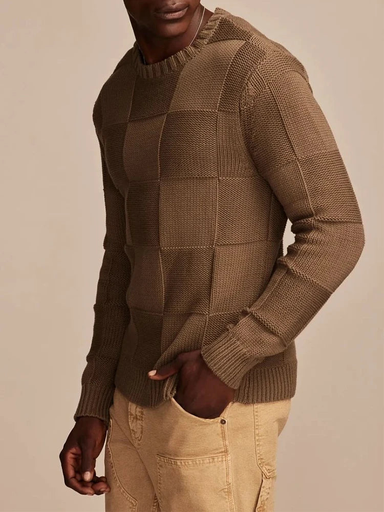 The Haven Block-Knit Sweater