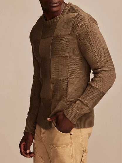 The Haven Block-Knit Sweater