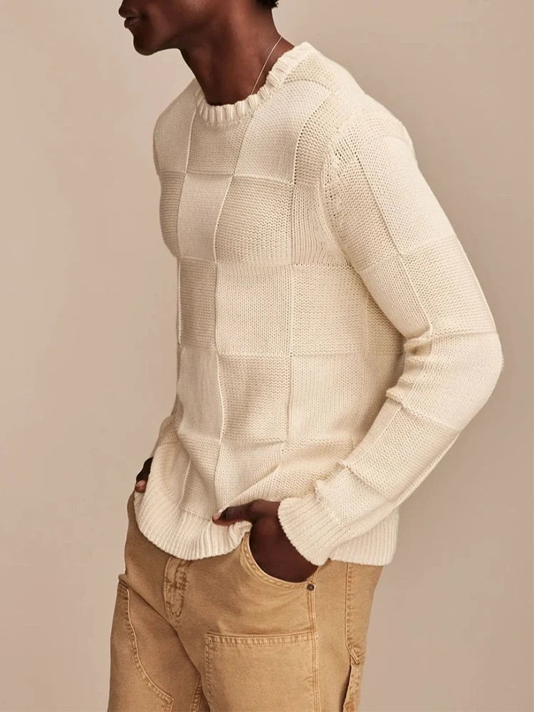 The Haven Block-Knit Sweater