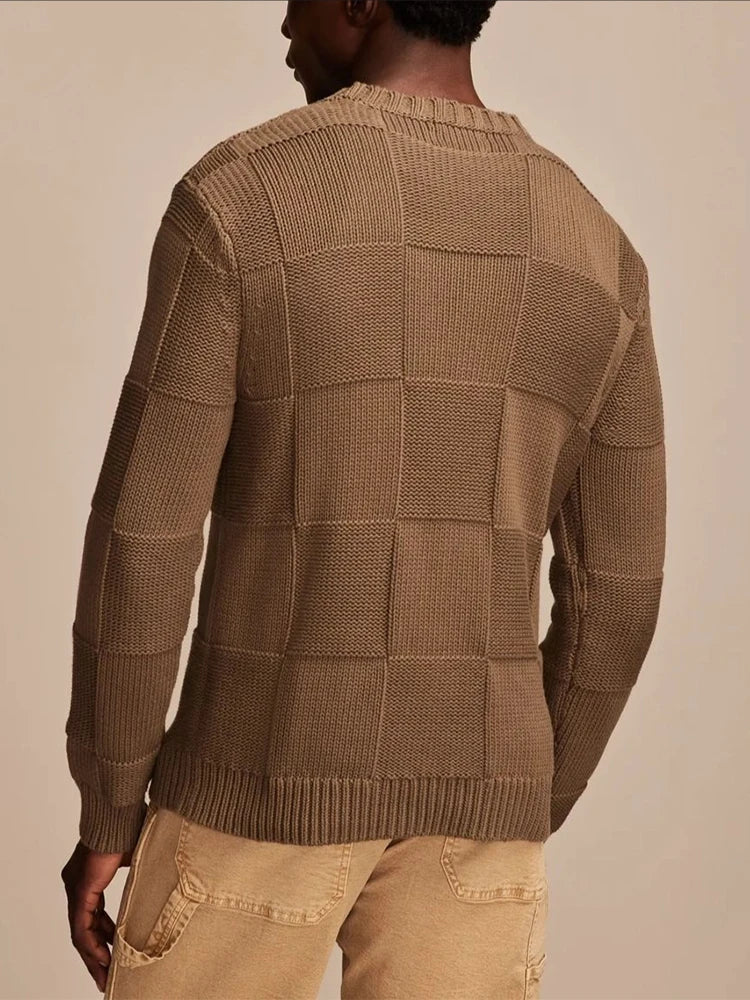 The Haven Block-Knit Sweater