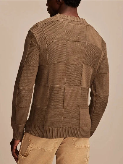 The Haven Block-Knit Sweater
