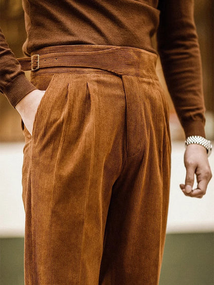 Naples Style Corduroy Trousers