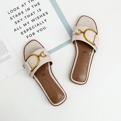 Delana Buckle Slides