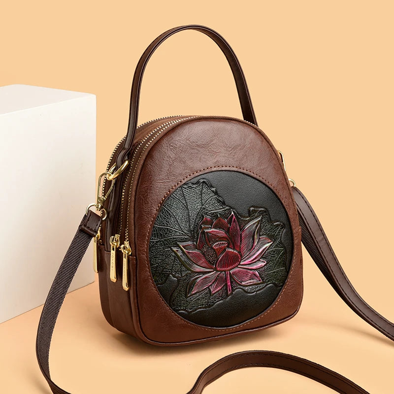 Lotus Crossbody Bag