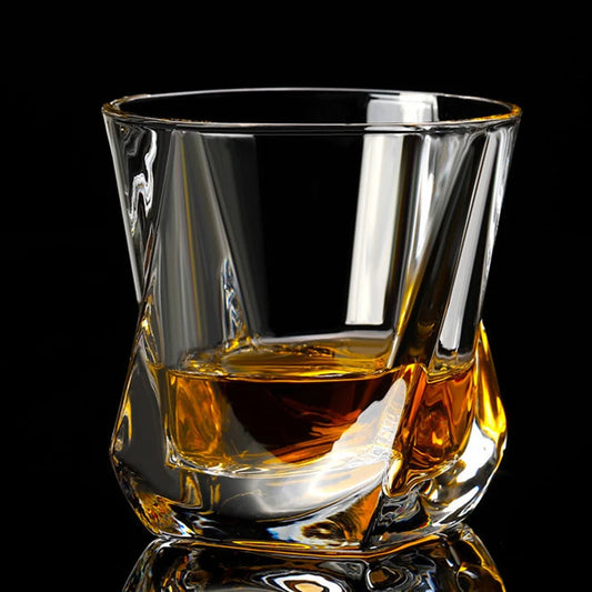 Twisted Whiskey Glass