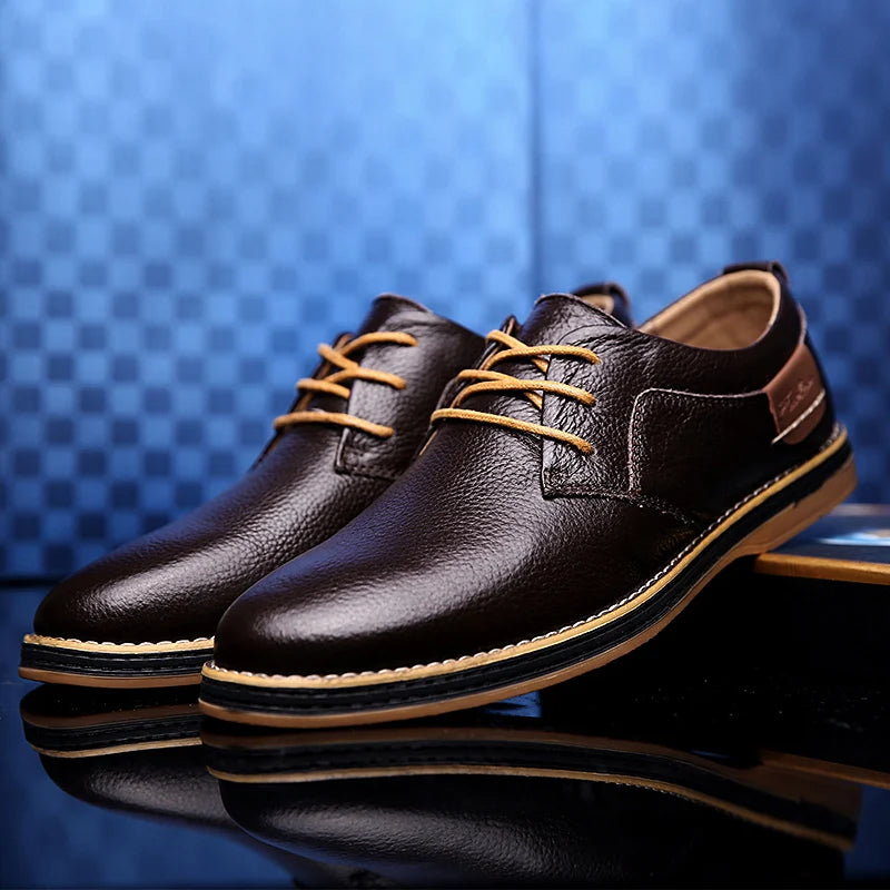 Genuine Leather Oxfords