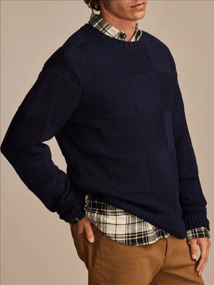 The Haven Block-Knit Sweater