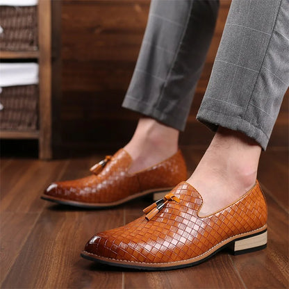 Monarch Woven Leather Loafer