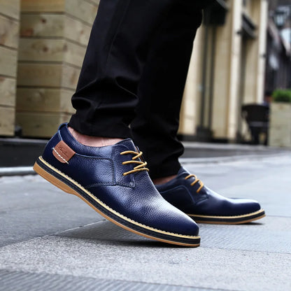 Genuine Leather Oxfords