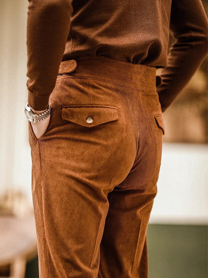 Naples Style Corduroy Trousers