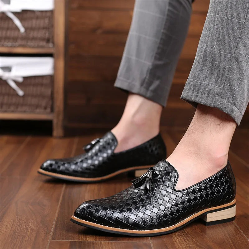 Monarch Woven Leather Loafer