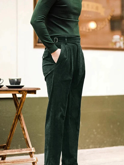 Naples Style Corduroy Trousers