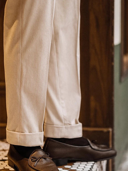 Naples Style Corduroy Trousers