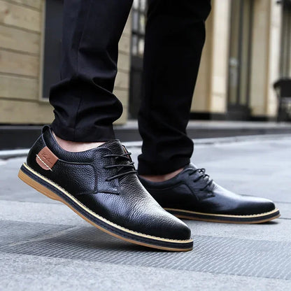 Genuine Leather Oxfords