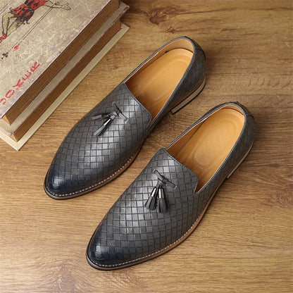 Monarch Woven Leather Loafer