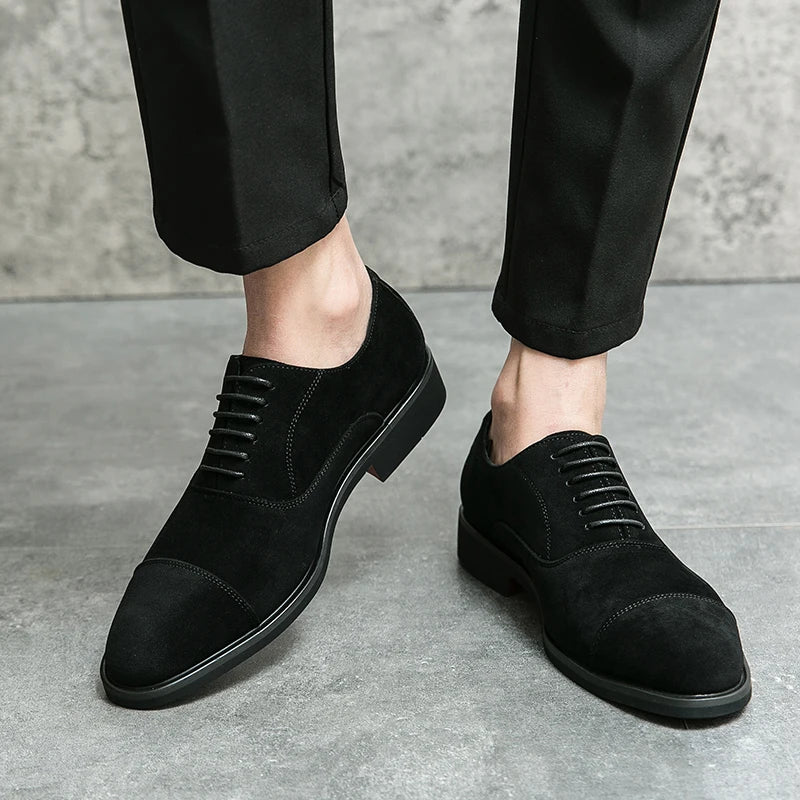 Suede Oxford Loafers