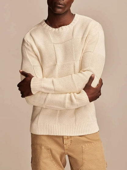 The Haven Block-Knit Sweater